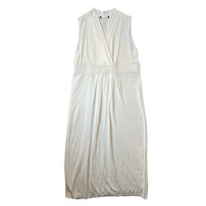 Peruvian‎ Connection Adriatico Dress Size XL White Pima Cotton
